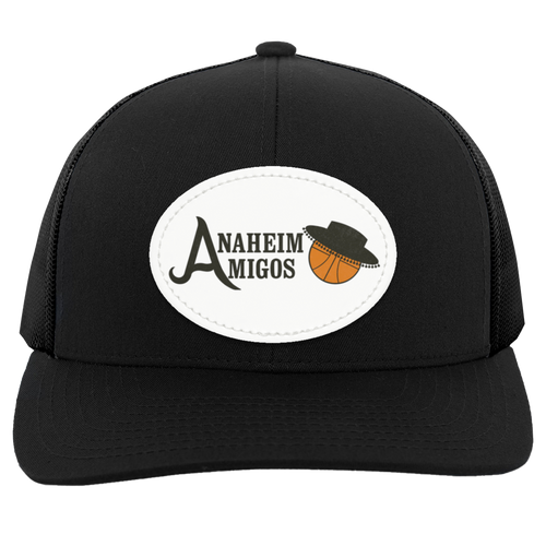 Anaheim Amigos ABA Basketball Team Trucker Cap Snapback color Black