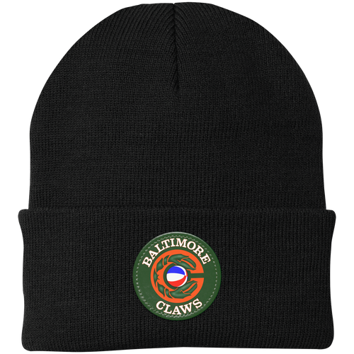 Baltimore Claws ABA Basketball Knit Beanie Cap color Black