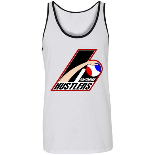 Baltimore Hustlers ABA Tank Top American Basketball Association Team color White/Black