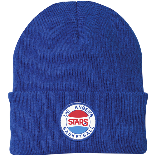 Los Angeles Stars ABA Basketball Knit Beanie Cap color Athletic Royal Blue