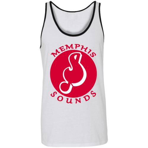 Memphis Sounds ABA Tank Top American Basketball Association Team color White/Black