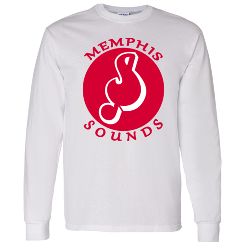 Memphis Sounds ABA Long Sleeve Shirt American Basketball Association color White