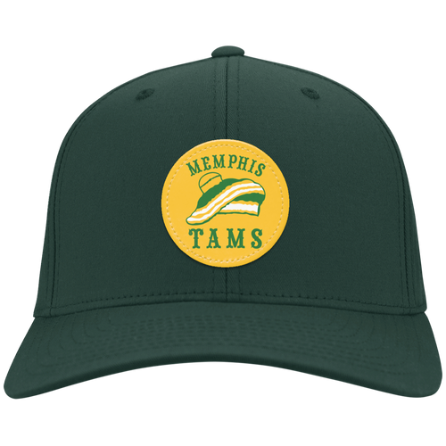 Memphis Tams ABA Basketball Team Twill Cap color Hunter Green