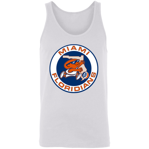 Miami Floridians ABA Tank Top American Basketball Association Team color White