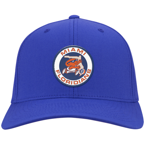 Miami Floridians ABA Basketball Team Twill Cap color Royal Blue