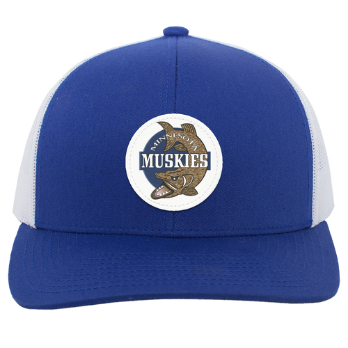Minnesota Muskies ABA Basketball Team Trucker Cap color Royal Blue/White