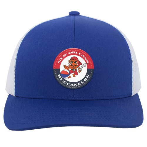 New Orleans Buccaneers ABA Basketball Team Trucker Cap color Royal Blue/White