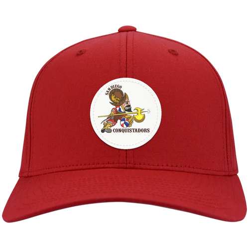 San Diego Conquistadors ABA Basketball Team Twill Cap color Red