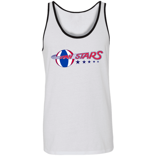 Utah Stars ABA Tank Top American Basketball Association Team color White/Black