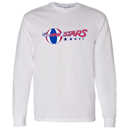 Utah Stars ABA Long Sleeve Shirt American Basketball Association color White