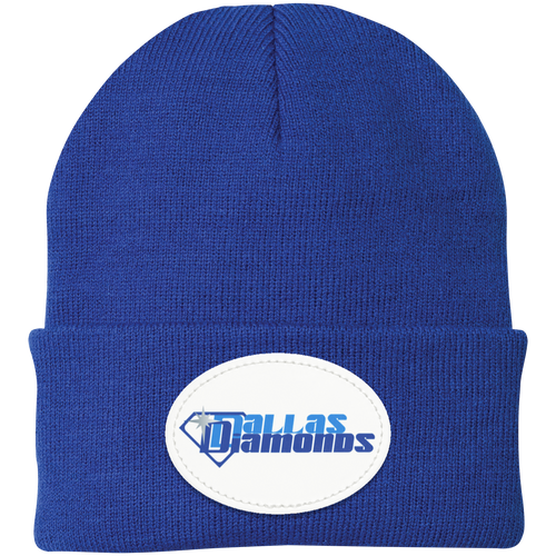 Dallas Diamonds Beanie Cap Knit WBL Womens Pro Basketball League Team color Royal Blue
