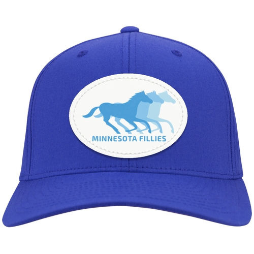 Minnesota Fillies Twill Cap WBL Womens Pro Basketball Team color Royal Blue