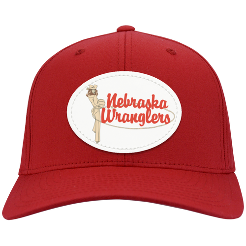 Nebraska Wranglers Twill Cap WBL Womens Pro Basketball Team color Red