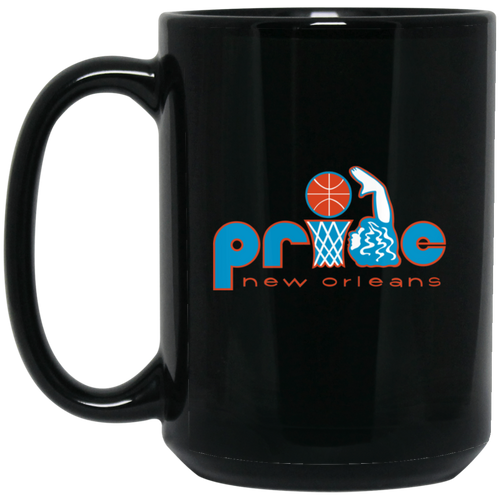 New Orleans Pride WBL Mug Black Ceramic 15 oz. Women's Pro Basketball League Team