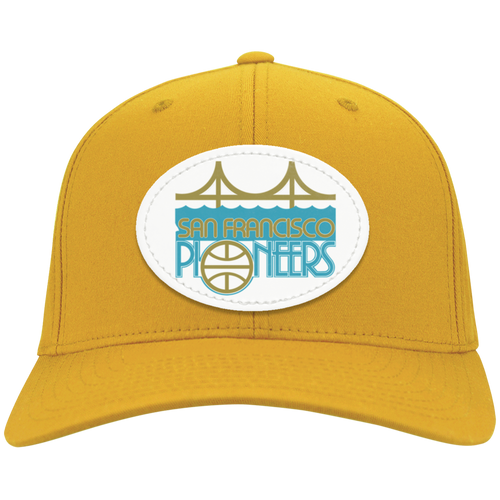 San Francisco Pioneers Twill Cap WBL Womens Pro Basketball Team color Gold