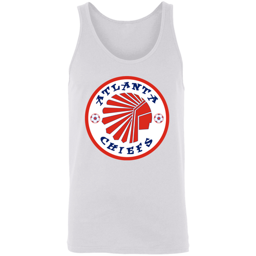 Atlanta Chiefs NASL Tank Top Classic North American Soccer League Team color White