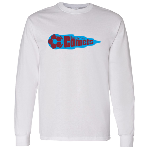 Baltimore Comets NASL Long Sleeve Shirt North American Soccer League Team color White