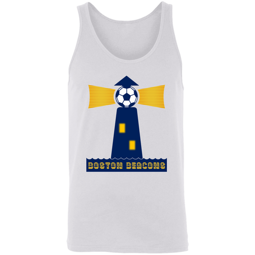 Boston Beacons NASL Tank Top Classic North American Soccer League Team color White