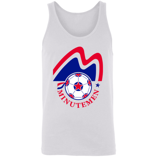 Boston Minutemen NASL Tank Top North American Soccer League Team color White