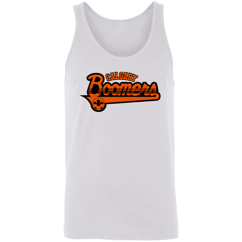 Calgary Boomers NASL Soccer Tank Top North American Soccer League Team color White
