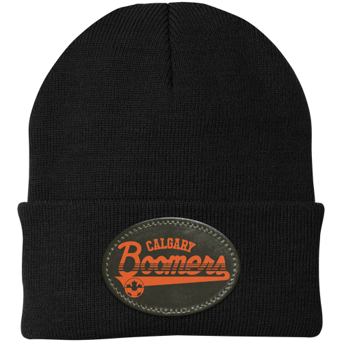 Calgary Boomers NASL Knit Beanie Cap North American Soccer League color Black