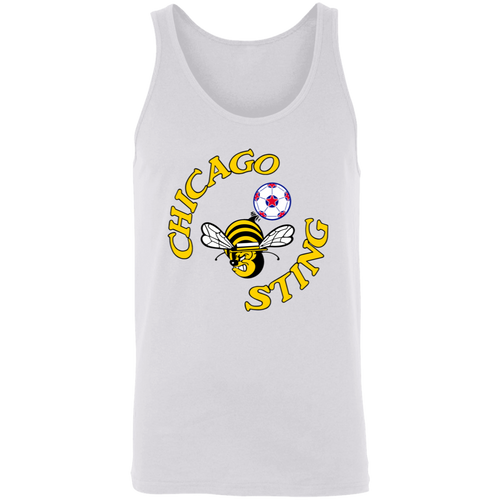 Chicago Sting NASL Tank Top North American Soccer League Team color White
