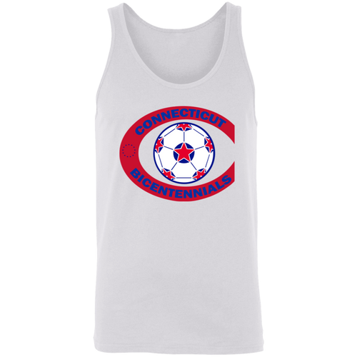 Connecticut Bicentennials NASL Tank Top Classic North American Soccer League Team color White