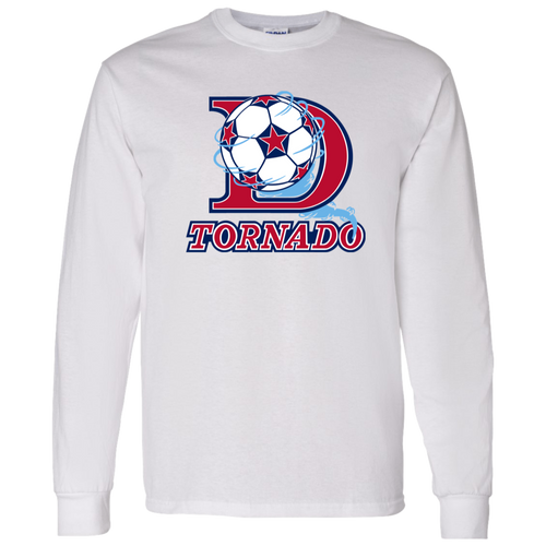 Dallas Tornado NASL Long Sleeve Shirt North American Soccer League Team color White