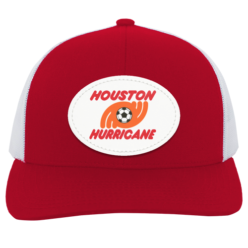 Houston Hurricane Trucker Snapback Cap NASL Soccer Team color Red/White