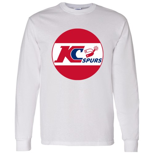 Kansas City Spurs NASL Long Sleeve Shirt North American Soccer League Team color White