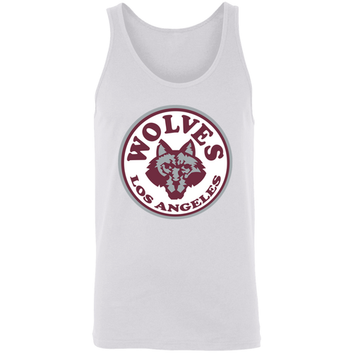 Los Angeles Wolves NASL Tank Top North American Soccer League Team color White