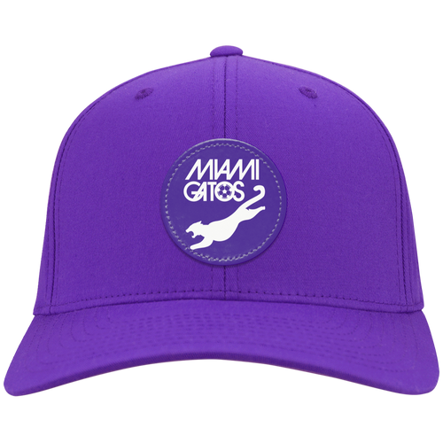 Miami Gatos NASL Soccer Twill Cap color Purple