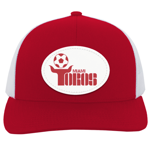 Miami Toros Trucker Snapback Cap NASL Soccer Team color Red/White