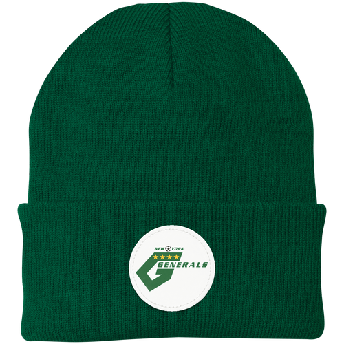 New York Generals NASL Beanie Cap Knit North American Soccer League Team color Green