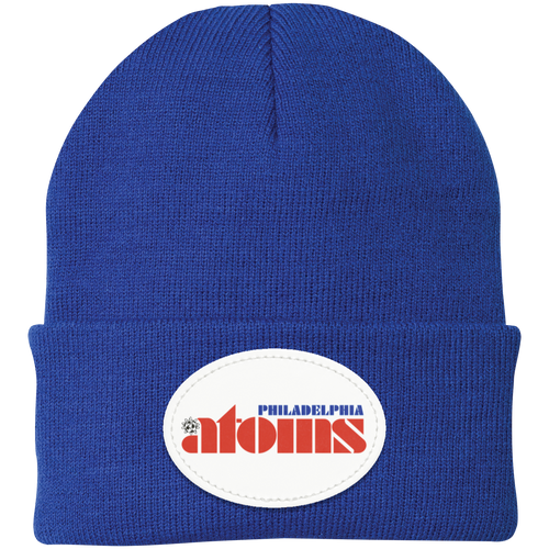 Philadelphia Atoms NASL Beanie Cap Knit North American Soccer League Team color Royal Blue