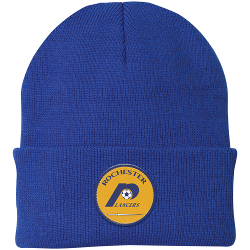 Rochester Lancers NASL Beanie Cap Knit North American Soccer League Team color Royal Blue