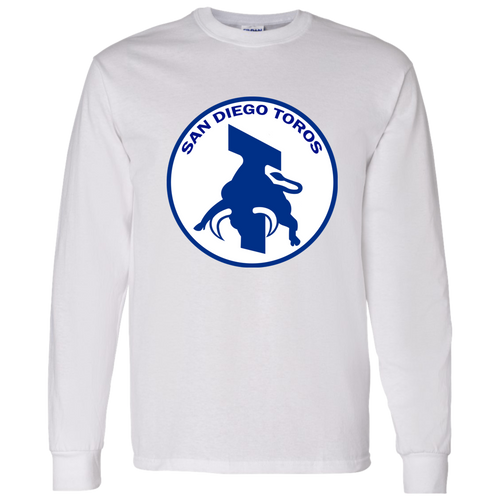 San Diego Toros NASL Long Sleeve Shirt North American Soccer League Team color White
