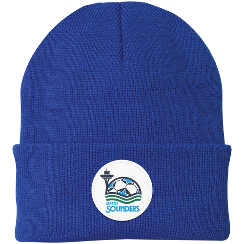 Seattle Sounders NASL Beanie Knit Cap North American Soccer League Team color Royal Blue