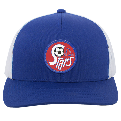 St. Louis Stars  Trucker Snapback Cap NASL Soccer Team color Royal Blue/White