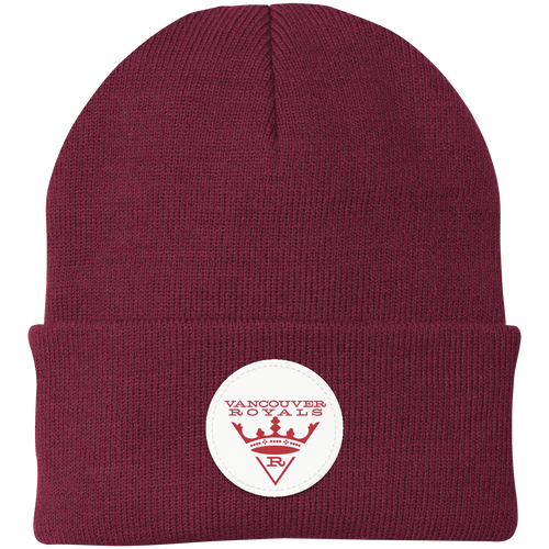 Vancouver Royals NASL Knit Beanie Cap North American Soccer League color Maroon