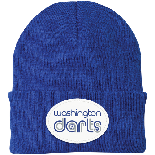 Washington Darts NASL Beanie Cap Knit North American Soccer League Team color Royal Blue