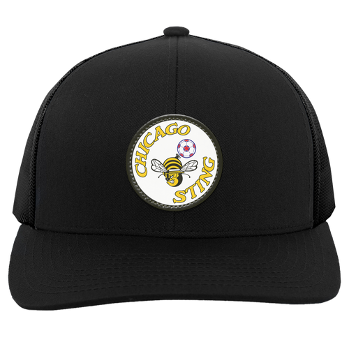 Chicago Sting Trucker Snapback Cap NASL Soccer Team color Black