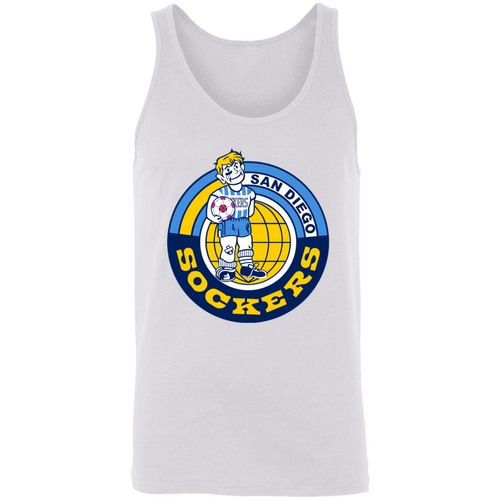 San Diego Sockers NASL Tank Top Classic North American Soccer League Team color White
