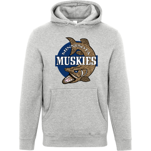 Minnesota Muskies ABA Basketball Hoodie Pullover color Heather Gray