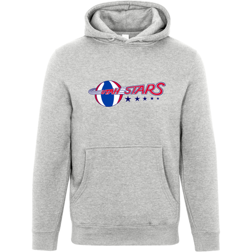 Utah Stars ABA Basketball Hoodie Pullover color Heather Gray