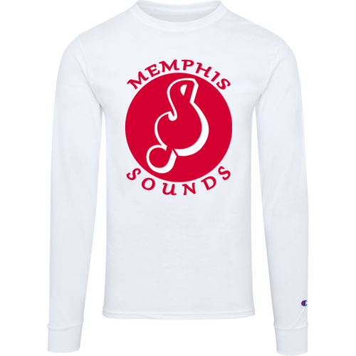Memphis Sounds ABA Long Sleeve Shirt American Basketball Association Team Logo color White
