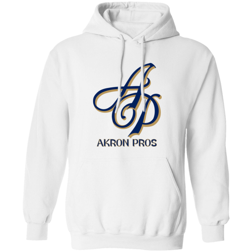 Akron Pros Hoodie Pullover Classic NFL Football Team color White