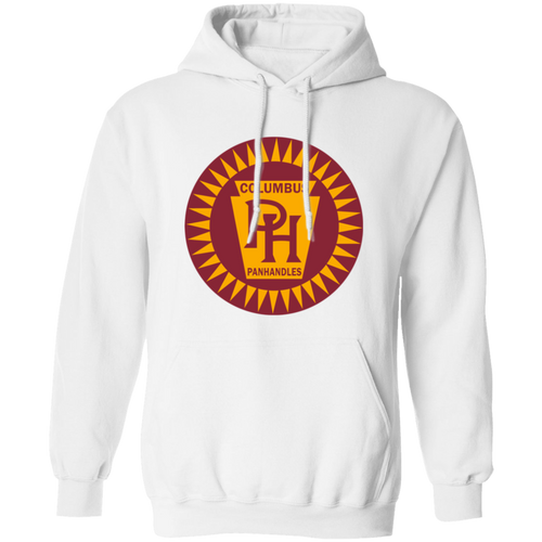 Columbus Panhandles Hoodie Pullover Classic NFL Football Team Fan Apparel color White