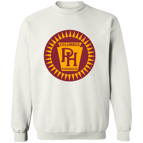 Columbus Panhandles Sweatshirt Crewneck Pullover NFL Football Team Fan Apparel color White