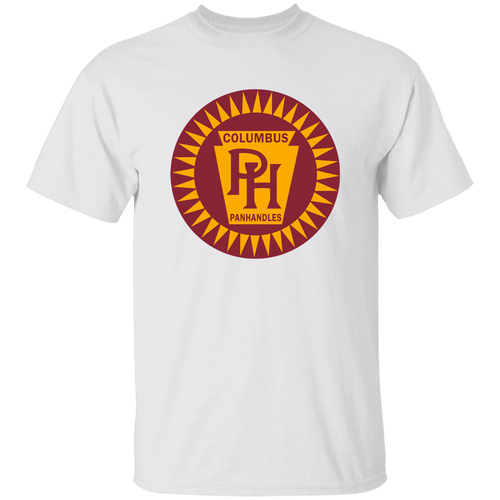 Columbus Panhandles T-shirt Classic NFL Football Team Fan Apparel color White